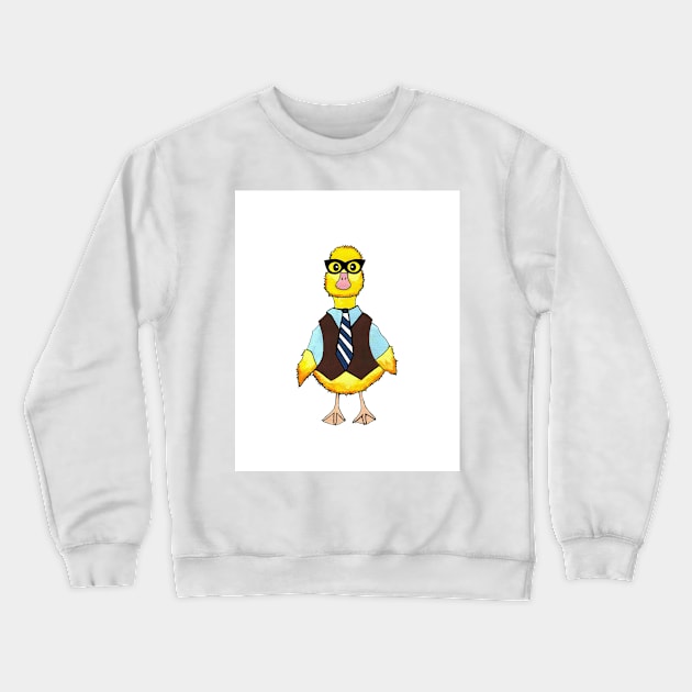 PROFESSOR Duck Crewneck Sweatshirt by SartorisArt1